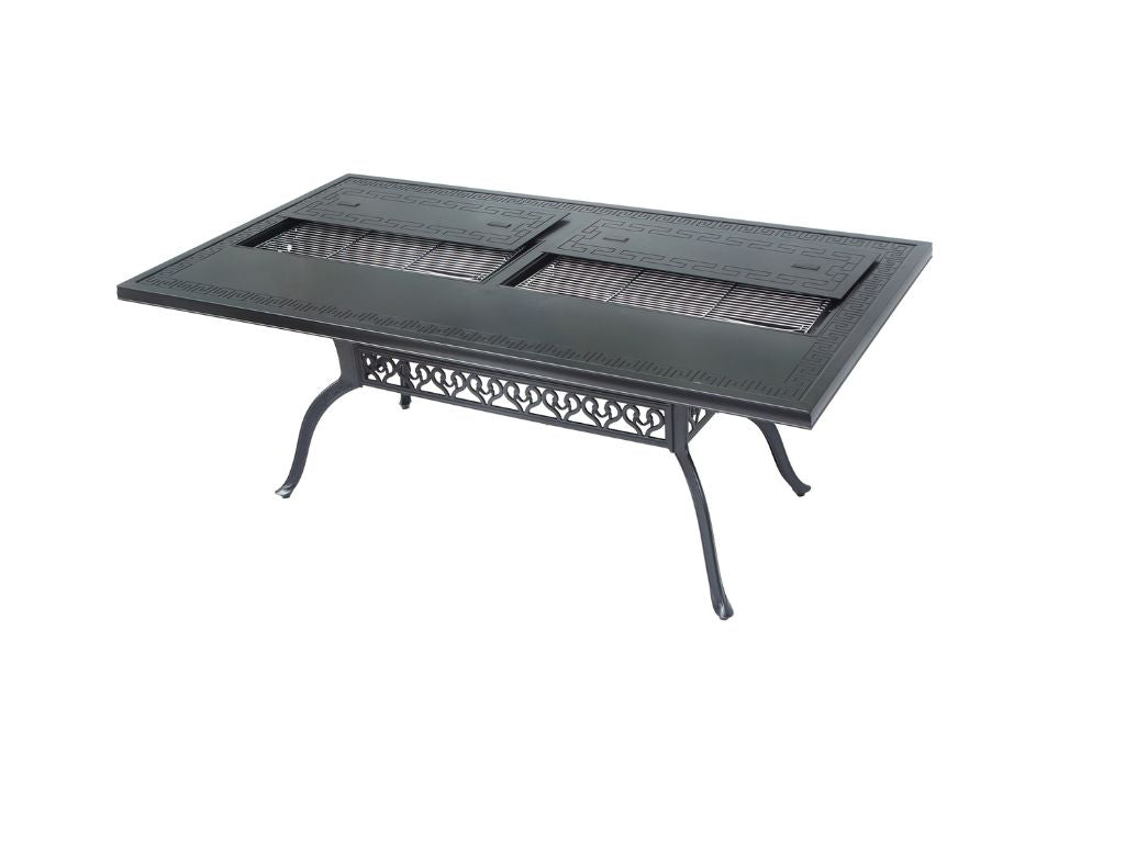 Rectangular Barbeque Table