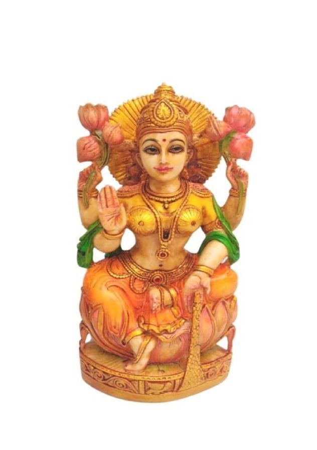 Lakshmi Figurine 8"