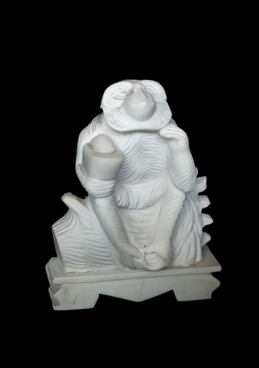 Banded Monkey Figurine