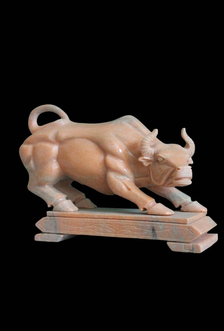 Horns Bull Figurine