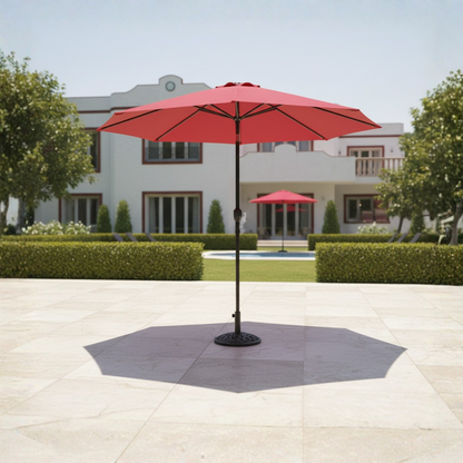 Cast Aluminium Garden Umbrella With Base