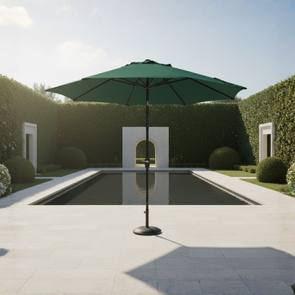 Cast Aluminium Garden Umbrella With Base