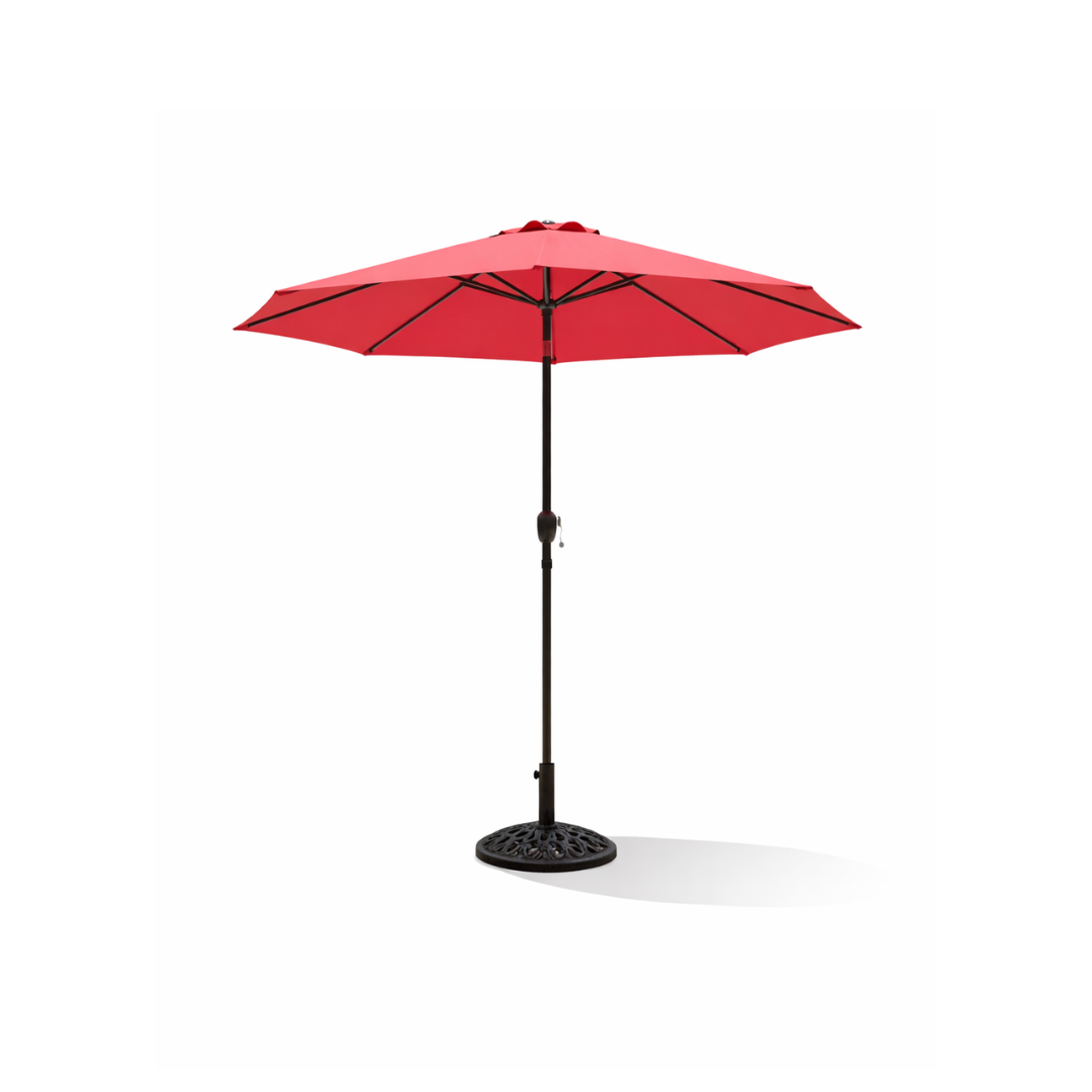 Cast Aluminium Garden Umbrella With Base
